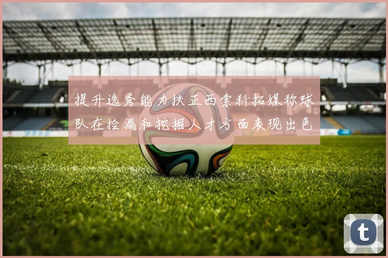 提升选秀能力扶正西索科拓媒称球队在捡漏和挖掘人才方面表现出色