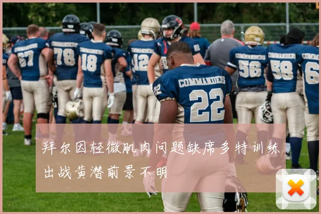 拜尔因轻微肌肉问题缺席多特训练出战黄潜前景不明